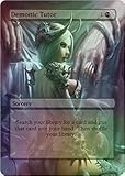 Demonic Tutor - Casual Play Only - Customs Altered Art Foil