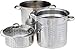 EXCELSTEEL 4 Piece 18/10 Stainless Steel Multi-Cookware Set With Encapsulated Base, 12 Qt