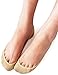 VERO MONTE 4 Pairs Womens TRULY No Show Socks (Black+Nude, 7.5-9) -Cotton Liners