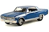Signature Models 1965 Chevy Malibu, Blue 32432 - 1/32 Scale Diecast Model Toy Car