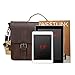 Koolertron Vintage PU Leather Briefcase Laptop Shoulder Messenger Bag Business Tote(coffee)