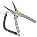 Lixada Aluminum Fishing Pliers Braid Cutters Split Ring Pliers Hook Remover Fish Holder with Sheath and Lanyard (Optional) (Silver-7.87inch)
