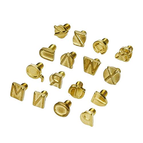 Brennstempel Set für 1840001, ABC S et M-Z 16-teilig