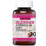 Slender Forskolin Dietary Supplement- 100% Natural, Pure, Potent Ingredients(Best Coleus Forskohlii on the Market) - Safe Weight Loss Supplement for Women & Men, 30 capsules