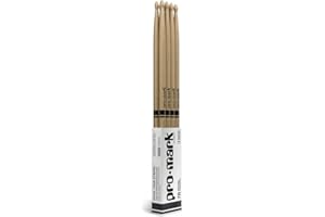 ProMark Classic Forward 7A Hickory Drumstick, Oval Wood Tip, 4-Pack