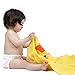 Hooded Towel - Baby Towel with Bonus Washcloth & Rubber Ducky. The Perfect Baby Gift by Squishy Bubs