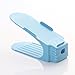 6PCS Plastic Shoe Organizer Space Saving Storage Shoes Rack Durable Shoe Tower Shelf Random Color Set