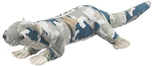 Camo Wild Wildlife Artists Zoo River Otter in a Unique Animal Camo Zoo Plush Stuffed Animal