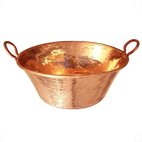 Cazo de cobre artesanal para carnitas 10 litros: Amazon.com.mx: Handmade