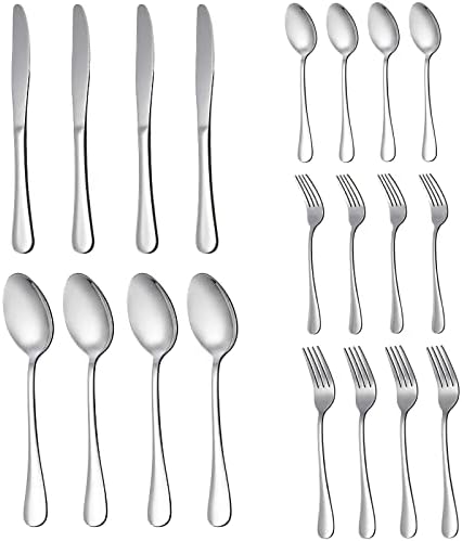 Arabest 20 Piece Silverware Flatware Set, Stainless Steel Utensils