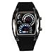 Fashion Mens RPM Turbo Blue Flash LED Watch Gift Sports Watches Car Meter Dial