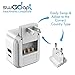 Ceptics Australian Travel Adapter Set, 20W PD & QC, Type I-3.1A - 4 in 1-2 USA Inputs, 1 USB Port, 1 USB-C Port - Australian New Zealand Fiji Argentina, Compact - Adapter Australia-Compatible Plug
