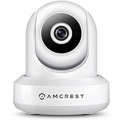 Amcrest ProHD 1080P POE (Power Over Ethernet) IP Camera with Pan/Tilt, Two-Way Audio, Optional Cloud Recording, Full HD (1920TVL) @ 30FPS, Wide 90&deg; Viewing Angle and Night Vision IP2M-841EW (White)