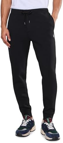 POLO RALPH LAUREN Mens Logo Double-Knit Jogger Pant Aviator Navy