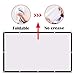 Projector Screen 100 Inch, 16:9 HD 4K No Crease Portable Video Projection Movie Screen Grommets for Home Theater Outdoor (100 Inch)