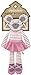 Organic Farm Buddies Apple Park Ballerina Mouse Plush Baby Toy for Newborns, Infants, Toddlers - Hypoallergenic, 100% Organic Cotton