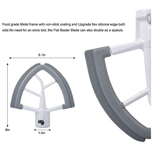 Flex Edge Beater 4.55 Quart Flat Beater Blade with Flexible Silicone
