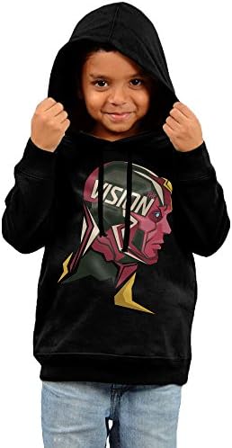 Fictional Superheroes Vision Children's Pullover Hood Fleece Crew Sweatshirt 5-6 Toddler