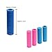 Coolrunner Bicycle Handle Bar Mushroom Grips BMX For Boys and Girls Bikes (Blue)