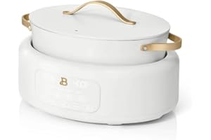 Beautiful 10-in-1 Electric Multi-Cooker by Drew Barrymore, 6-quart, digital display, 10 cooking functions, non-stick pot, eas