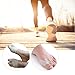 LEWONDE Gel Pad Bunion Corrector Splints Protector Sleeves 2 Booties with Big Toe Straightner Separator Spacer for Hallux Valgus Pain Relief Wear with Casual Shoes-1 Pair