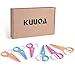 COOKA Plastic Safety Scissors, Pre-school Training Scissors Art Craft Scissors for Kids and Students (6 Pieces)