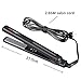 MHU Professional 1 Inch Keratin Ion Flat Iron Tourmaline Ceramic Hair Straightener Instant Heat Up Auto Shut-Off Adjustable Temperature With LED Display Black (285°F-450°F)thumb 2