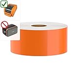DuraLabel PRO Compatible Premium Vinyl Tape, Orange, 2