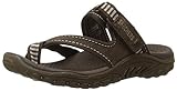 Skechers Women's Reggae-Rasta Thong Sandal,Chocolate,11 M US