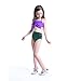 Newland Girl's Kids 2 Piece Mermaid Swimwear Swimsuit Bikini Bathing Suit