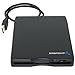 SABRENT External USB 1.44 MB 2x Floppy Disk Drive SBT-UFDB (Black)