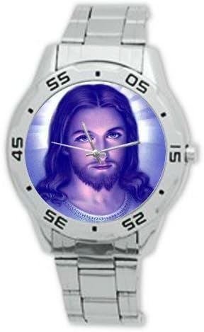 Classic Jesus Christ Analogue Stainless Steel Men's Watch