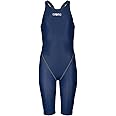 ARENA Girls Open Back Racing Tech Suit Powerskin St Next Kneeskin Swimsuit