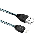 Lightning cable, Jacklinecable MFI Certified Iphone 6 Lightning USB Charging Cable 5ft Extra Long Cord for Iphone 6s 6s+ 6plus 6, 5s 5c 5,ipad Air Mini Min2, Ipad 4,ipod 5,ipod 7, Ios9 (blue)
