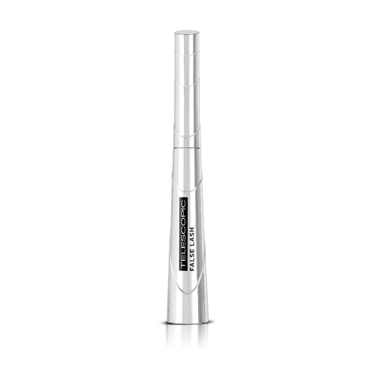 L'Oréal Paris Mascara, False Lash Telescopic for Intense Length & Volume, Magnetic Black, Delivers a Lengthening False Lash Effect, Smudge-Proof, 9ml (Pack of 1)