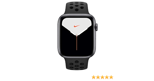 Apple Watch Nike Series 5 GPS + Cellular, 44mm Space Grey Aluminium Case  with Anthracite/Black Nike Sport Band: Buy Online at Best Price in UAE -  Amazon.ae