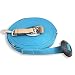 Southwestern Equine 35' Flat Cotton Web Lunge Line with Bolt Snap & Rubber Stop (35', Turquoise)