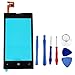 CrazyFire® Replacement Front Top Glass Lens Touch Screen Digitizer Assembly for Microsoft Nokia Lumia 520 With Adhesive And Tools Kit