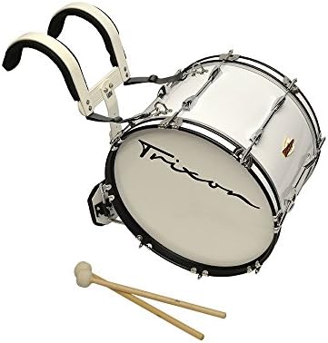 Trixon Field Series Marching Bass Drum - 26" x 12" - White