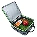JINX Minecraft Creepy Creeper Insulated Kids School Lunch Box, Gray/Black, 8.5 inch x 8.5 inch x 4 inch