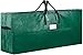 Christmas Tree Storage Bag Extra Large up to 9 ft Disassembled Artificial Xmas Tree is Durable Water Resistant Protection from Dirt Dust Bugs, etc. +Bonus Side Handles (Extra Large, Dark Green)