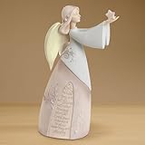 Unbound Foundations Bereavement Angel Figurine - Perfect Religious Gift Book