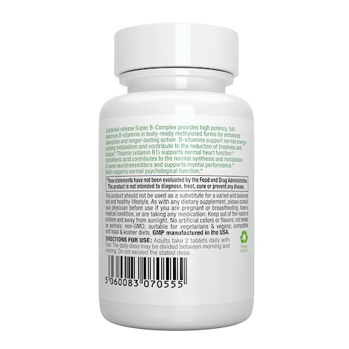 Super Methylated Sustained Release Clean Label B Complex