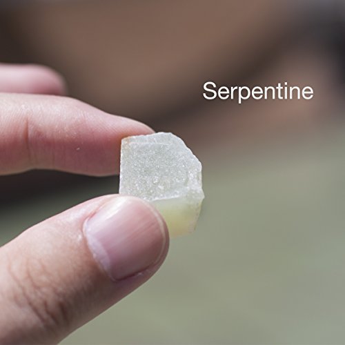 Chillipepperstone 12 Natural Mineral Untumbled Rock Science Stone Collection - Non-Metalic Sample Set