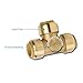 SharkBite Faucet Connection Kit with Angle Stops, Push to Connect Brass Plumbing Fittings, PEX Pipe, Copper, CPVC, PE-RT, 25087