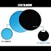 Gliding Discs Core Workout Exercise Sliders 4-FQ 2 Dual Sided Gliding Sliding Discs for Core Fitness, Ultimate Core Trainer, Gym, Carpet and Hardwood Floors Home Abdominal Exercise Equipment