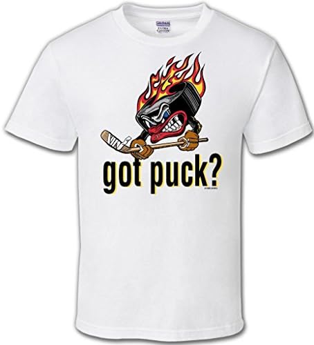 Pure Sport Got Puck Hockey Clothes T-Shirt Child Youth Medium White