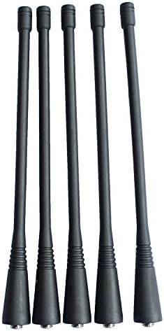 GoodQbuy® 5 X UHF Antenna For Motorola Radio Walkie Talkies GP300 GP320 GP330 GP340 CP200 400-470 MHz 6.6 Inch(16.8CM)
