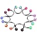 Imixlot Wholesale 30pcs Lots 18g Ball Circulars Eyebrow Lip Rings Body Jewelry Piercings