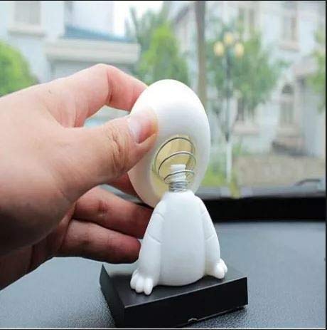 Baymax PVC Bobble Head Figure Car Dashboard Office Home Accessories Ultra Detail Doll (Baymax)
